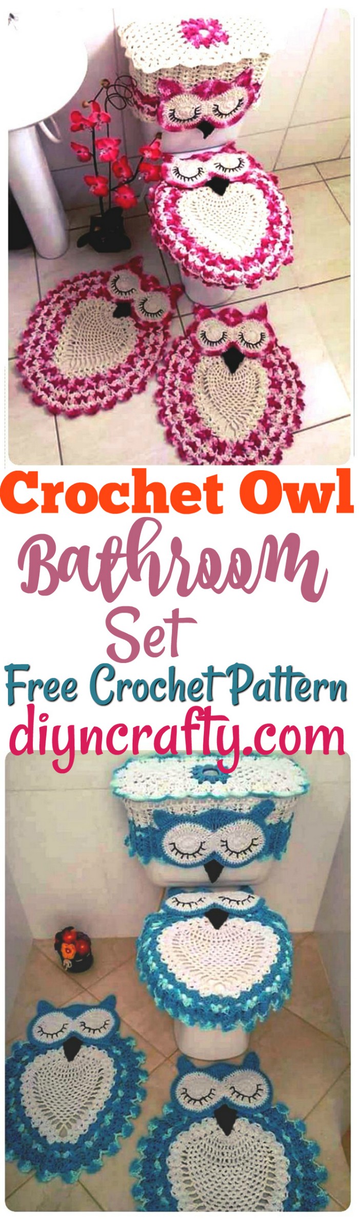 Free Crochet Bathroom Set Patterns DIYnCrafty